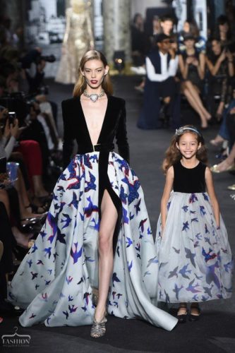 Elie Saab fall-winter 2016/17 mother and daughter collection