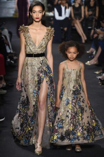 Elie Saab fall-winter 2016/17 mother and daughter collection