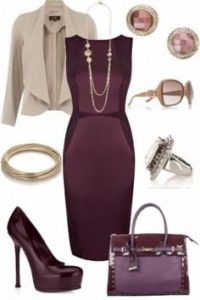 Classic style in Burgundy and Beige shades