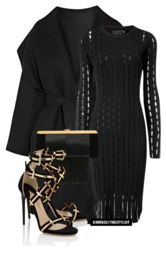 Black dress outfit - black dress - dress outfit - lbd