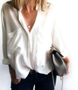 White blouses for every day wearing