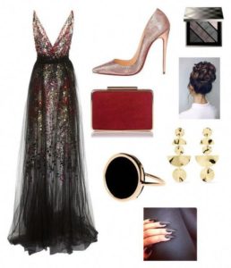 Classy outlook outfit for a party, wedding, prom,event