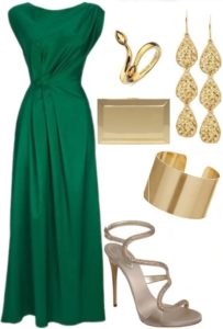 green party dress-green formal dress