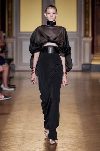 Antonio Grimaldi Fall Winter 2019 Couture black outfit