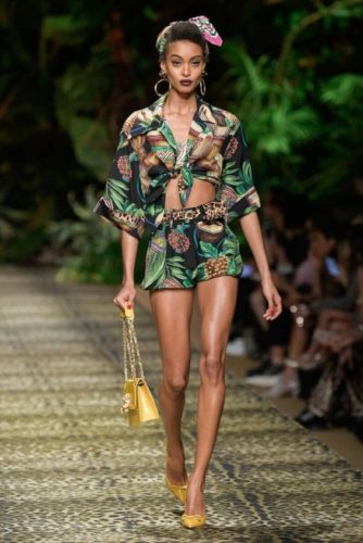 Jungle suit with a shorts Dolce & Gabbana Spring – Summer 2020