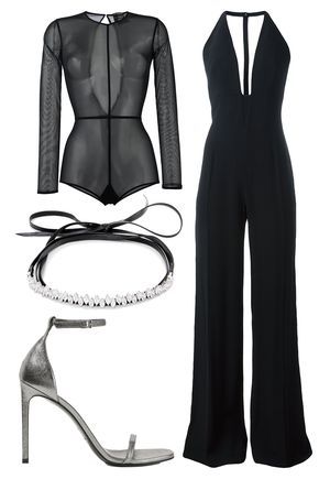 Black jumpsuit outfit