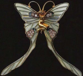 Rene Lalique "Butterfly" brooch