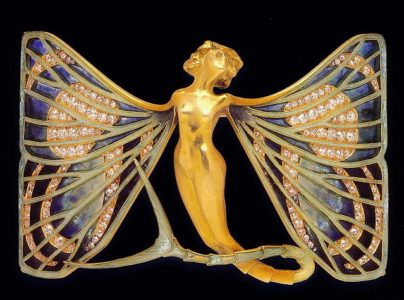Rene Lalique "Woan-Butterfly" pin