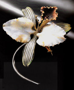 Rene Lalique "Orchid" brooch