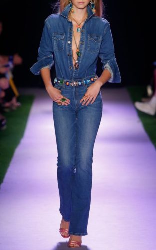 Jeans with denim shirt Brandon Maxwell spring 2020 ready-to-wear