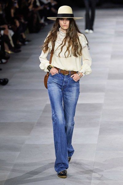 Classic blue jeans Celine Spring 2020 | Fab Fashion Blog