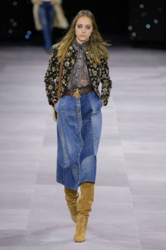 Jeans skirt Celine Spring-Summer 2020 Ready-To-Wear