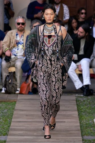 Paisley jumpsuit Etro Spring 2020 Ready-to-Wear fashion show