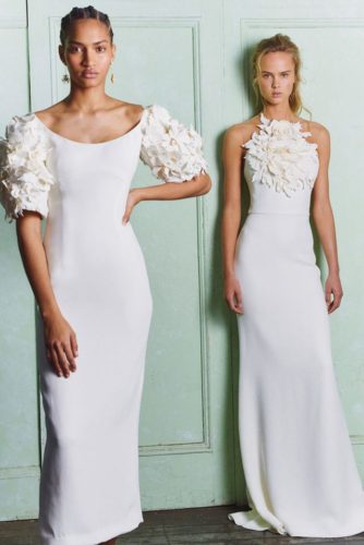 White gowns Oscar de la Renta pre-fall 2020