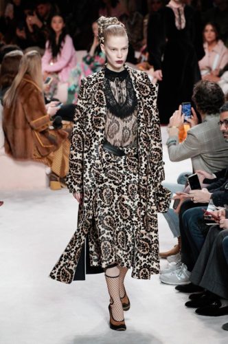 Paisley dress and coat FENDI Fall Winter 2020 Collection