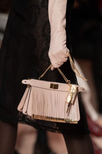 Rose purse Fendi Fall Winter 2020 Womenswear Collection