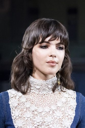 Round crochet pattern Marc Jacobs at New York Fashion Week Spring 2020