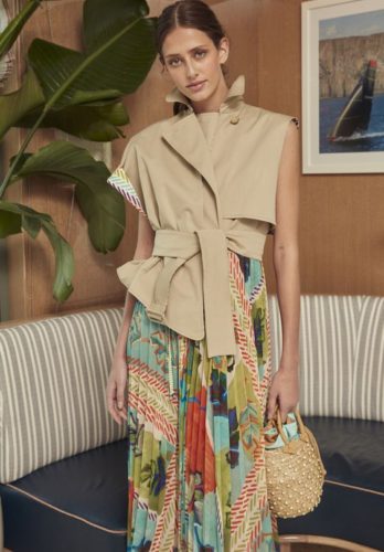 Floral print pleated skirt Silvia Tcherassi Pre-Fall 2020 Fashion