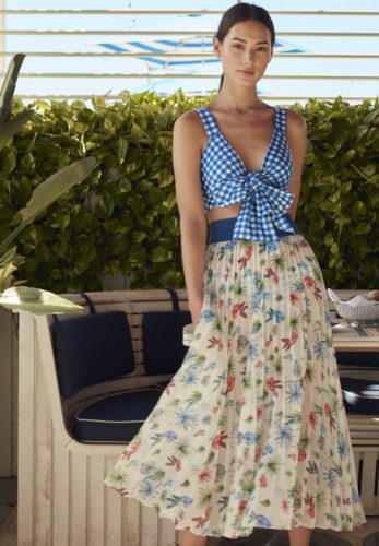 Summer resort pleated skirt Silvia Tcherassi Pre-Fall 2020 Fashion