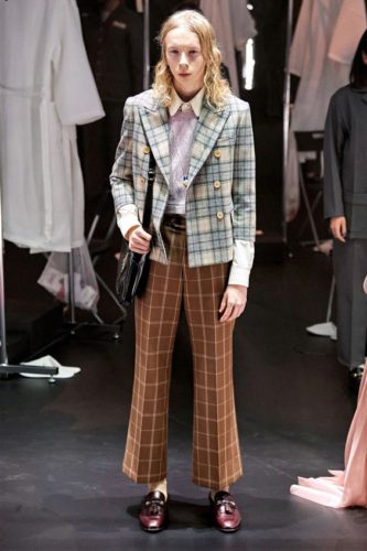 Plaid jacket and plaid pants Gucci Fall 2020 Ready-to-Wear