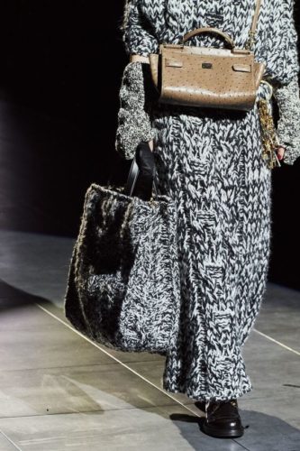Grey chunky dress Dolce & Gabbana Fall 2020