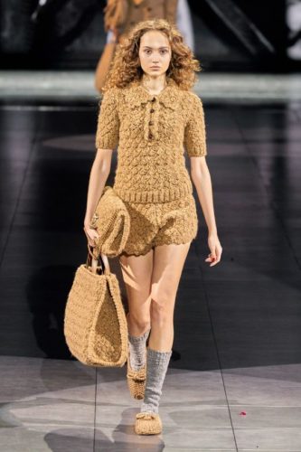 Knit shorts suit Dolce & Gabbana Herbst-Winter 2020