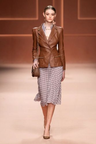 Leather jackets Elisabetta Franchi Herbst-Winter 2020-2021