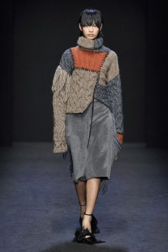 Multi color knit sweater Cristiano Burani fall 2020