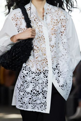 White lace blouse Valentino Spring 2021 Ready-to-Wear