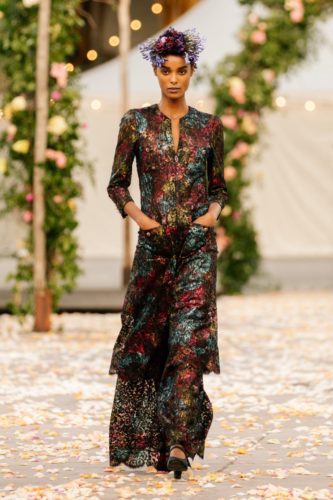 Colorful dress Chanel Spring 2021 Couture Collection