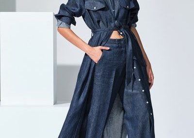 Jeans and Denim shirt Kiton Spring 2021 Ready-to-Wear Fashion Show