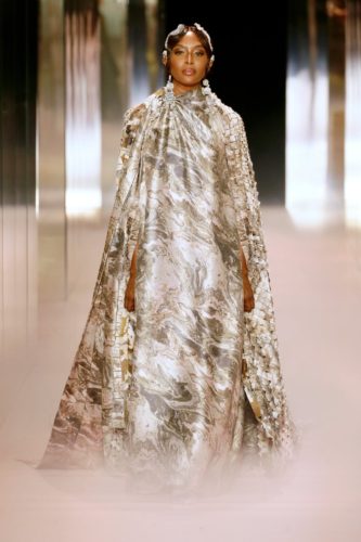 Shimmered gown Fendi Spring 2021 Couture fashion