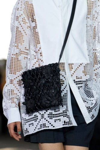 White crochet blouse Valentino Spring 2021 Ready-to-Wear Fashion Show