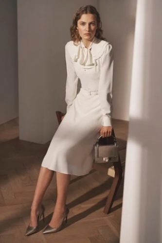 all white Ralph Lauren Pre-Fall 2020 Collection