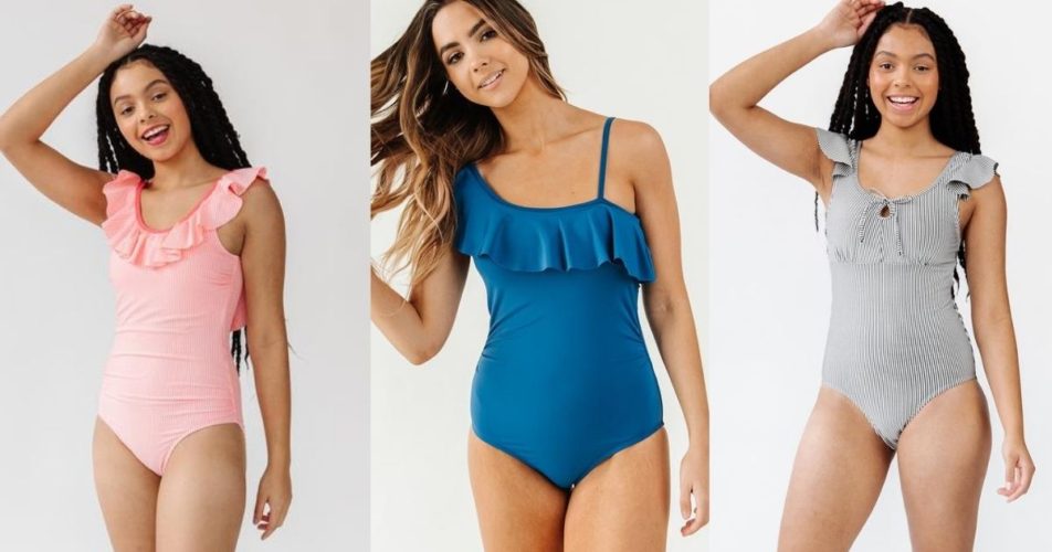 swimsuits with ruffles